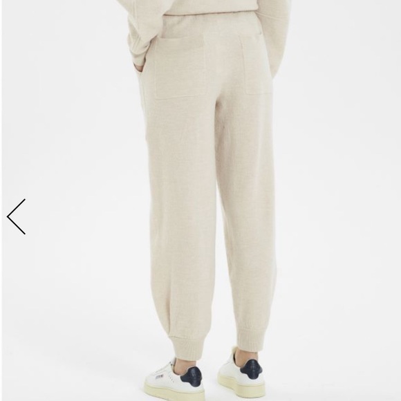 ULLA JOHNSON
Alfie Boiled Wool Joggers Ivory Size S - Picture 3 of 14